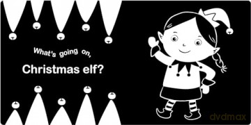 Holly Jolly! A High-Contrast Christmas Book: 8 (High-Contrast Books) [KSIĄŻKA]