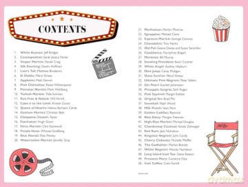 Hooray for Hollywood Cocktails!: 50 legendary drinks inspired by Tinseltown's biggest stars - Katherine Bebo [KSIĄŻKA]