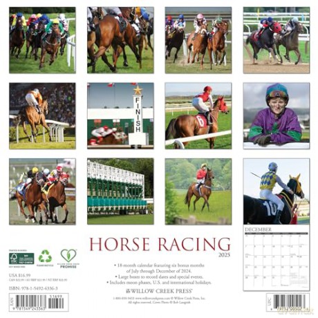 Horse Racing 2025 Wall [KSIĄŻKA]