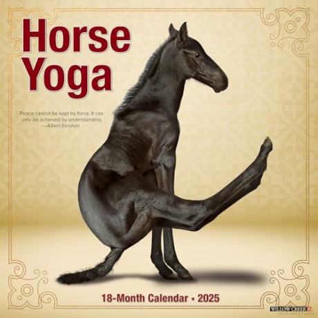 Horse Yoga 2025 Wall [KSIĄŻKA]