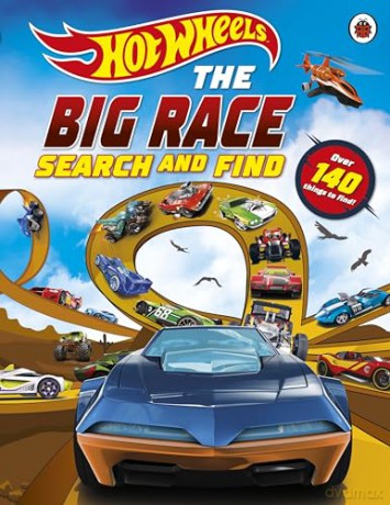 Hot Wheels: The Big Race: The Official Hot Wheels Search and Find Book - Hot Wheels [KSIĄŻKA]