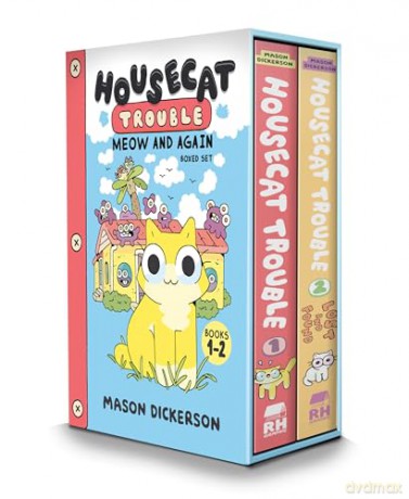 Housecat Trouble: Meow and Again Boxed Set: Housecat Trouble, Lost and Found (A Graphic Novel Boxed Set) - Mason Dickerson [KSIĄŻKA]