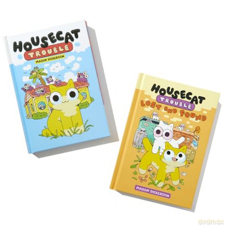 Housecat Trouble: Meow and Again Boxed Set: Housecat Trouble, Lost and Found (A Graphic Novel Boxed Set) - Mason Dickerson [KSIĄŻKA]