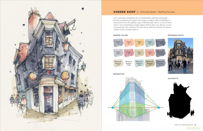 Housesketching: Learn to Create Energetic and Expressive Architectural Drawings - Albert Kiefer [KSIĄŻKA]