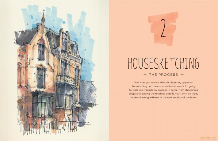 Housesketching: Learn to Create Energetic and Expressive Architectural Drawings - Albert Kiefer [KSIĄŻKA]