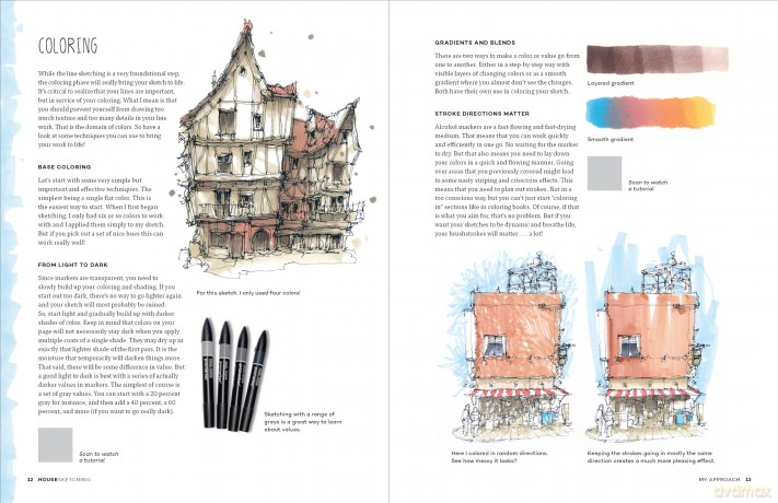 Housesketching: Learn to Create Energetic and Expressive Architectural Drawings - Albert Kiefer [KSIĄŻKA]