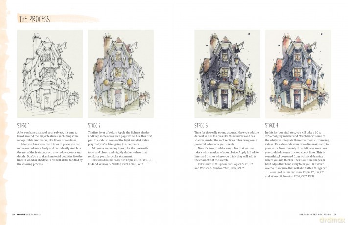 Housesketching: Learn to Create Energetic and Expressive Architectural Drawings - Albert Kiefer [KSIĄŻKA]