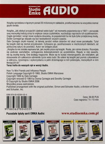 Jak zdobyć przyjaciół i zjednać sobie ludzi CD Mp3 [KSIĄŻKA]