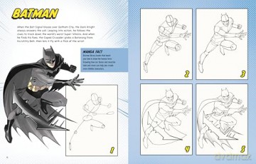 How to Draw Batman Manga! (Manga Drawing with DC) - Christopher Harbo [KSIĄŻKA]