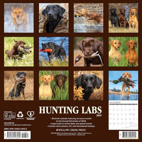 Hunting Labs 2025 Wall [KSIĄŻKA]