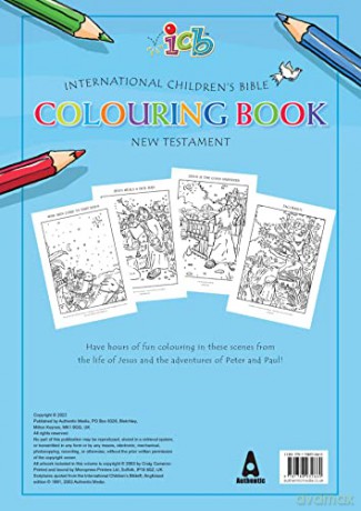 ICB International Children's Bible Colouring Book: New Testament - Authentic Media [KSIĄŻKA]