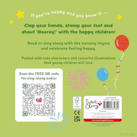 If You're Happy and You Know It (Sing-Along Nursery Rhymes): 5 (Little Library of Sing-Along Nursery Rhymes) - Kevin Payne [KSIĄŻKA]