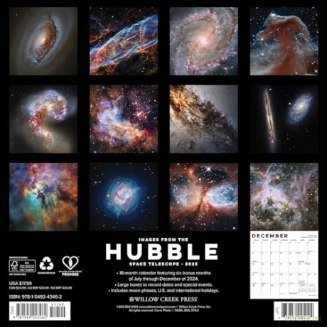 Images from the Hubble Space Telescope 2025 Wall [KSIĄŻKA]