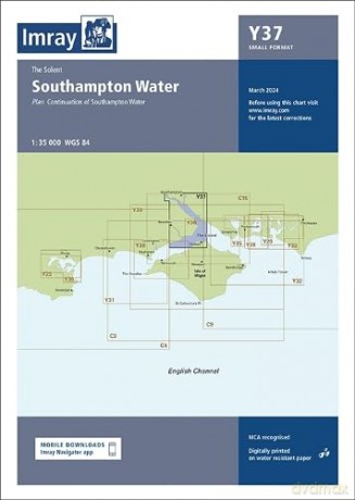 Imray Chart Y37: Southampton Water (Small Format) (Y Charts) - Imray [KSIĄŻKA]