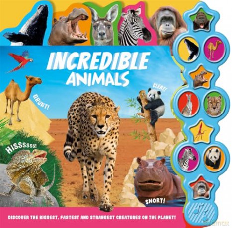 Incredible Animals (My First Tabbed Sound Book) - Igloo Books [KSIĄŻKA]