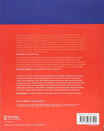 Inequality in U.S. Social Policy: An Historical Analysis - Bryan Warde [KSIĄŻKA]