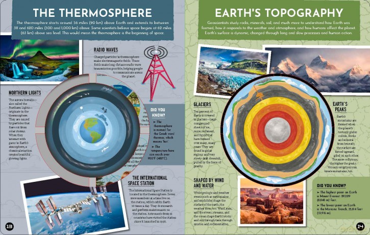 Inside Out Earth: Look Inside (and Outside) Our Amazing Planet (Inside Out, Chartwell) - Editors of Chartwell Books [KSIĄŻKA]