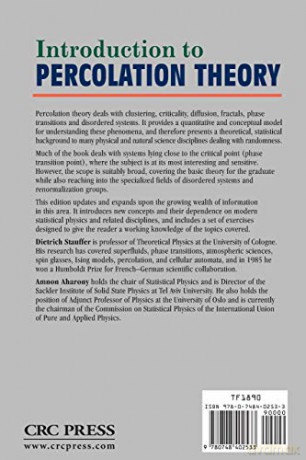 Introduction To Percolation Theory: Revised Second Edition - Ammon Aharony [KSIĄŻKA]