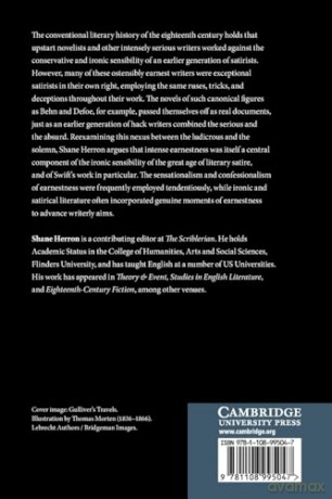 Irony and Earnestness in Eighteenth-Century Literature: Dimensions of Satire and Solemnity - Shane Herron [KSIĄŻKA]