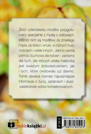 Modlitewnik dla wdów [KSĄŻKA]