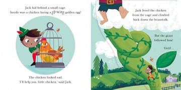 Jack and the Beanstalk (Fold-Out Fairy Tales): 4 (Traditional Fold-Out Fairy Tales) [KSIĄŻKA]