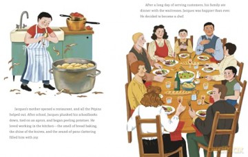 Jacques Pépin: A Little Golden Book Biography - Candice Ransom [KSIĄŻKA]