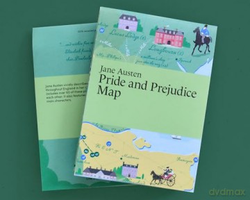 Jane Austen, Pride and Prejudice Map (Literary Maps Series Series) - Martin Thelander [KSIĄŻKA]