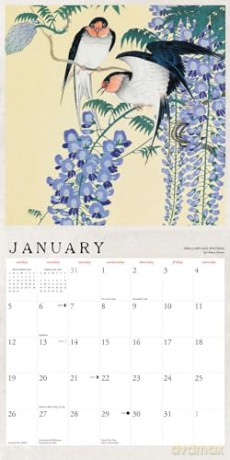 Japanese Woodblocks 2025 Wall [KSIĄŻKA]