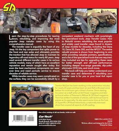 Jeep Transfer Cases: How to Rebuild - Trent McGee [KSIĄŻKA]
