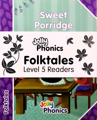 Jolly Phonics Folktales Purple Readers (Level 5) Complete Set (1-6): in Precursive Letters (British English edition) - Sara Wernham [KSIĄŻKA]