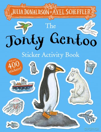 Jonty Gentoo Sticker Activity Book: packed with mazes, do-to-dots, word searches, colouring-in pages and more! - Julia Donaldson [KSIĄŻKA]