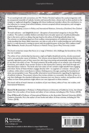 Just War Thinkers Revisited: Heretics, Humanists and Radicals (War, Conflict and Ethics) - Daniel R. Brunstetter [KSIĄŻKA]