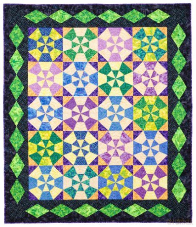 Kaleidoscope Paper Piecing: 10 Dynamic Quilt Designs - Nancy Mahoney [KSIĄŻKA]
