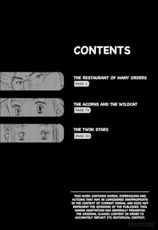 Kenji Miyazawa's Restaurant of Many Orders and Other Stories: The Manga Edition (Tuttle Japanese Classics In Manga) - Kenji Miyazawa [KSIĄŻKA]