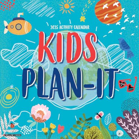 Kid's Plan It Calendar 2025 Wall [KSIĄŻKA]