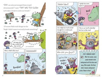 Kid-Zilla and the Invaders from Planet Aargh!: The New Series from the Award-Winning Creator of Super Dweeb - Jess Bradley [KOMIKS]