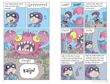 Kid-Zilla and the Invaders from Planet Aargh!: The New Series from the Award-Winning Creator of Super Dweeb - Jess Bradley [KOMIKS]