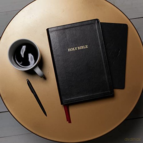 KJV Holy Bible: Giant Print with 53,000 Cross References, Deluxe Black Leathersoft, Red Letter, Comfort Print (Thumb Indexed): King James Version: Holy Bible, King James Version - Thomas Nelson [KSIĄŻKA]