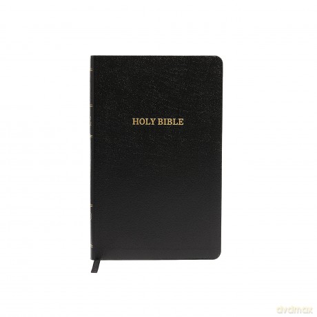 KJV Holy Bible: Thinline with Cross References, Black Bonded Leather, Red Letter, Comfort Print: King James Version - Thomas Nelson [KSIĄŻKA]