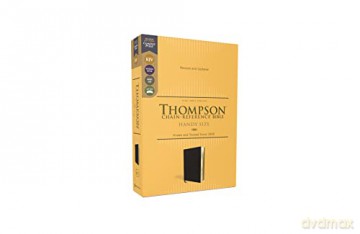 KJV, Thompson Chain-Reference Bible, Handy Size, European Bonded Leather, Black, Red Letter, Comfort Print: King James Version, Black, European Bonded Leather, Red Letter - Zondervan [KSIĄŻKA]