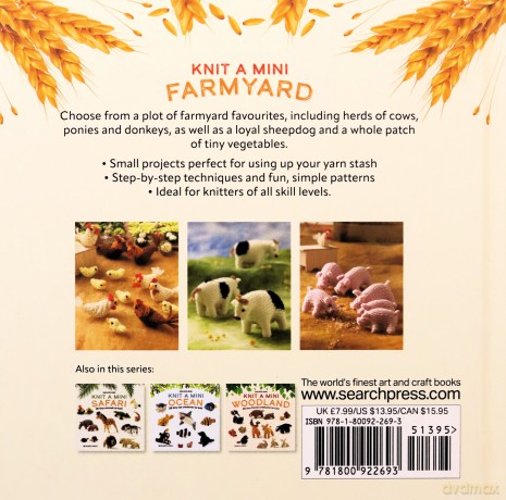 Knit a Mini Farmyard: 20 tiny patterns to knit - Sachiyo Ishii [KSIĄŻKA]