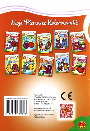 Moja pierwsza kolorowanka - Domek [KSĄŻKA]