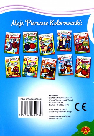 Moja pierwsza kolorowanka - Ubranka [KSĄŻKA]