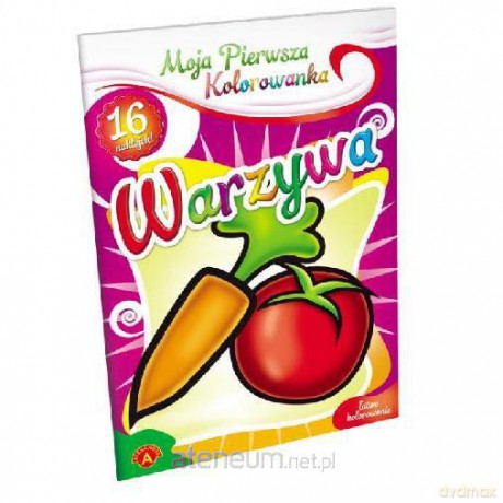 Moja pierwsza kolorowanka - Warzywa [KSĄŻKA]