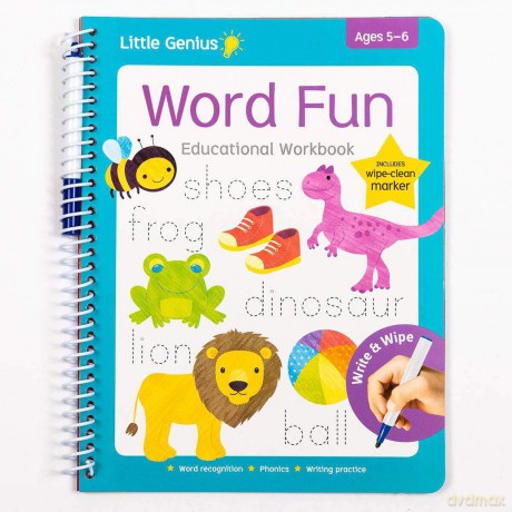 Lake Press Little Genius: Word Fun [KSIĄŻKA]