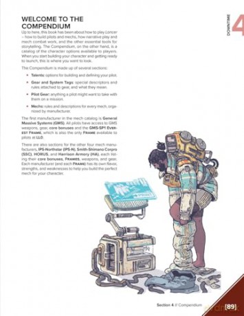 Lancer TTRPG Core Rulebook - Tom Bloom [KOMIKS]