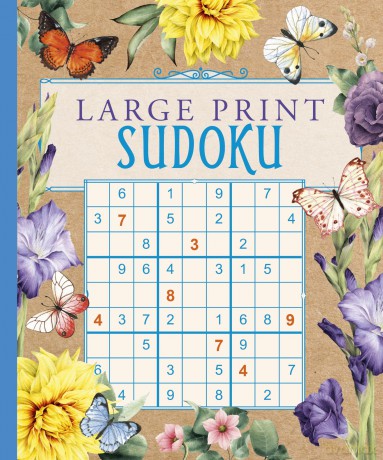 Large Print Sudoku - Eric Saunders [KSIĄŻKA]