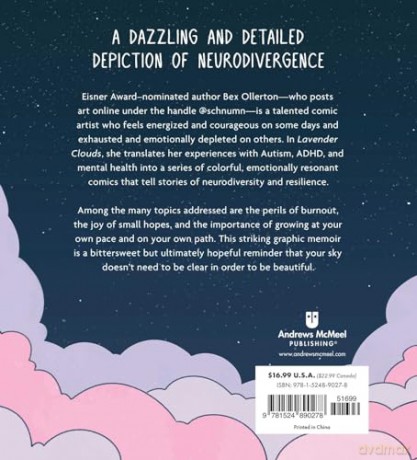 Lavender Clouds: Comics about Neurodivergence and Mental Health - Bex Ollerton [KSIĄŻKA]