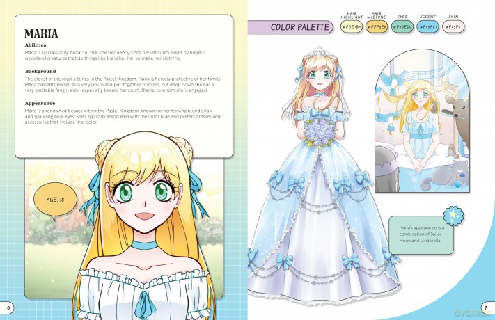 Learn to Draw Cursed Princess Club: Learn to draw your favorite characters from the popular webcomic series with behind-the-scenes and insider tips exclusively revealed inside! (WEBTOON) - LambCat [KSIĄŻKA]