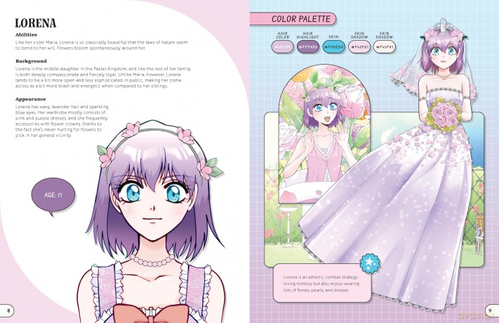 Learn to Draw Cursed Princess Club: Learn to draw your favorite characters from the popular webcomic series with behind-the-scenes and insider tips exclusively revealed inside! (WEBTOON) - LambCat [KSIĄŻKA]